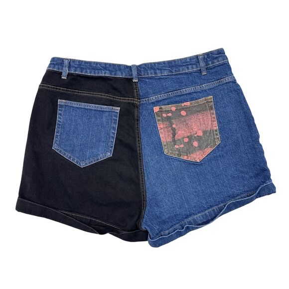Nightmare On Elm Street Freddie Kruger Denim Shorts Hot Topic Goth Punk Horror - Picture 2 of 9
